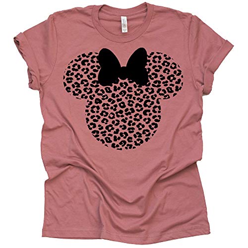 Leopard Minnie Shirt - Stylish Animal Graphic Tee