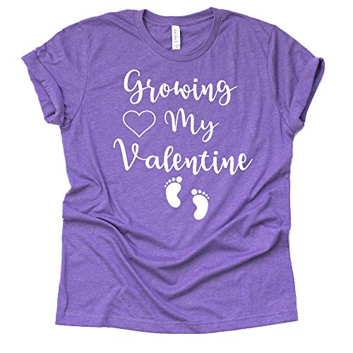 Growing My Valentine Shirt - Pregnancy Announcement Tee