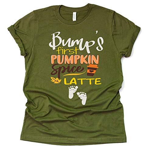 Bump's First Pumpkin Spice Latte Maternity Tee
