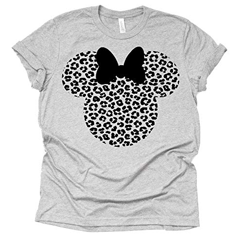 Leopard Minnie Shirt - Stylish Animal Graphic Tee
