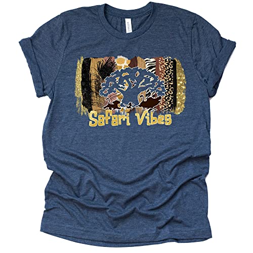 Safari Vibes Leopard Print Shirt – Stylish Graphic Tee