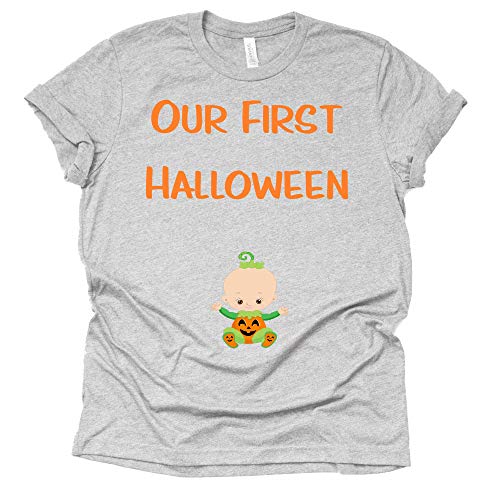 Our First Halloween Shirt for Baby Announcement