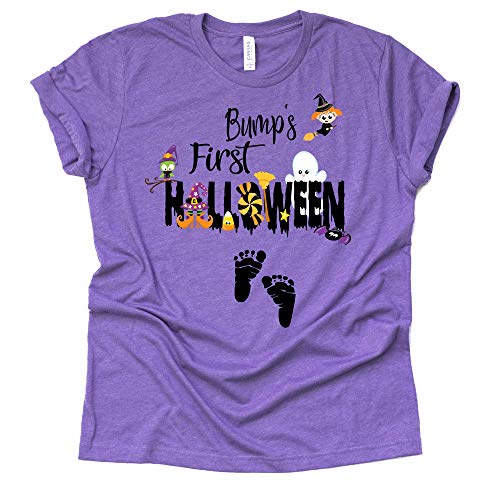 Bump's First Halloween Shirt - Cute Baby Announcement Tee