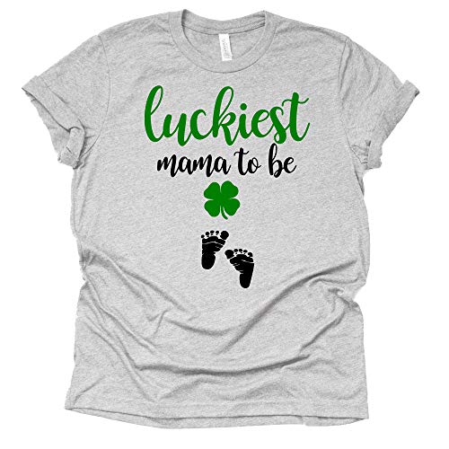 Luckiest Mama to Be St Patrick's Day Shirt | Shamrock Tee