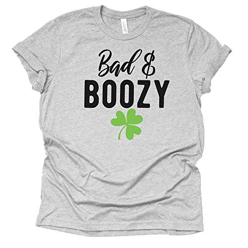 Bad and Boozy Irish Shirt - Fun St Patrick's Day Tee