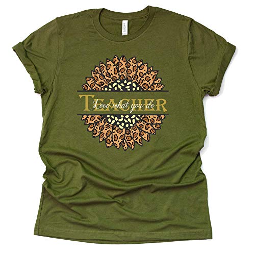 Teacher Sunflower Shirt - Love What You Do Tee