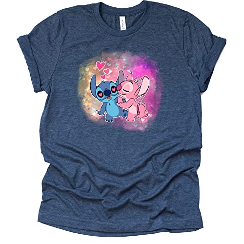 Stitch and Angel Kiss Disney Shirt | Cute Vacation Apparel