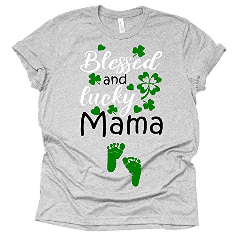 Blessed and Lucky Mama Shirt – Fun St Patrick's Day Tee