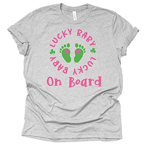 Lucky Baby On Board Shirt - Adorable Pregnancy Tee