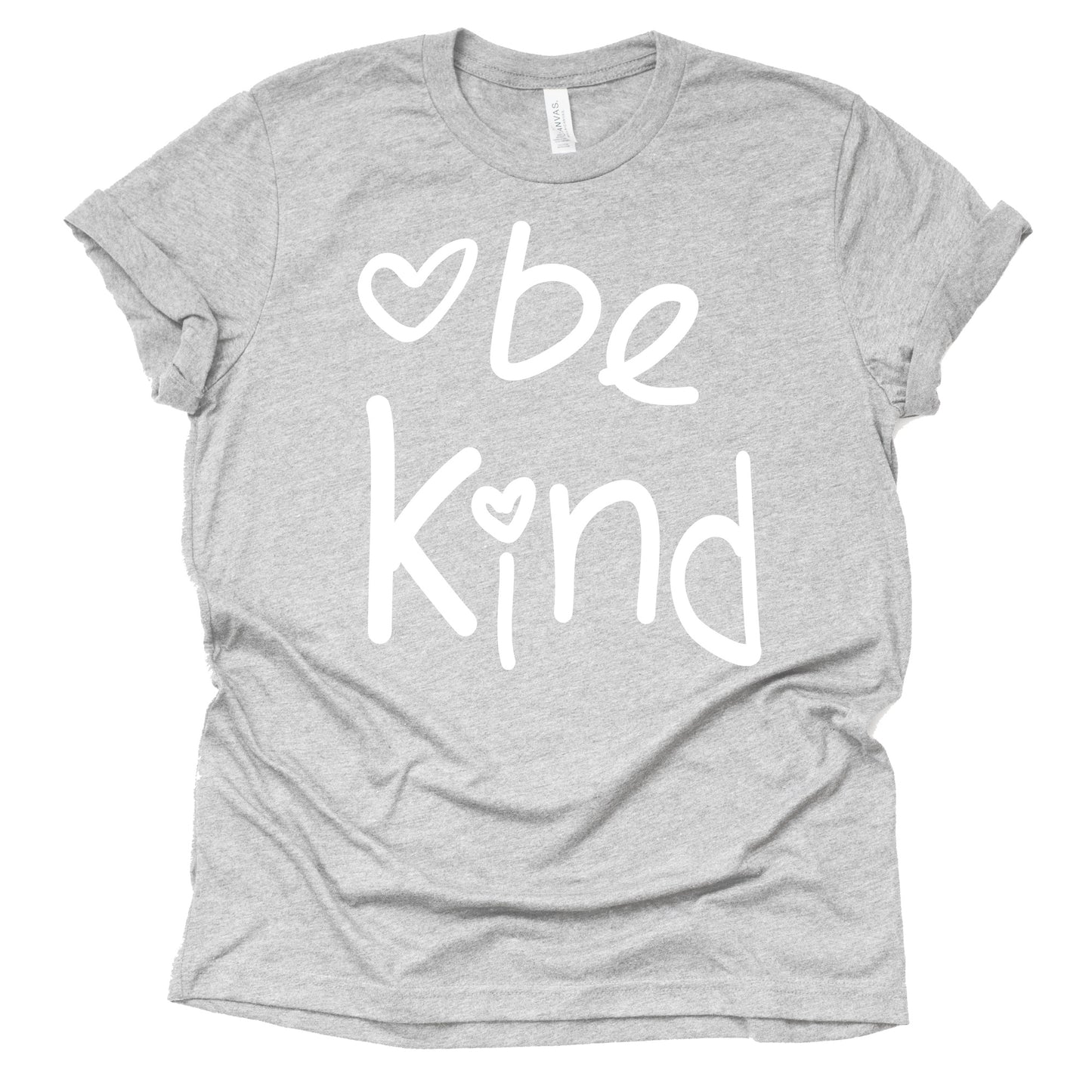 Be Kind Yellow Graphic T-Shirt for Adults