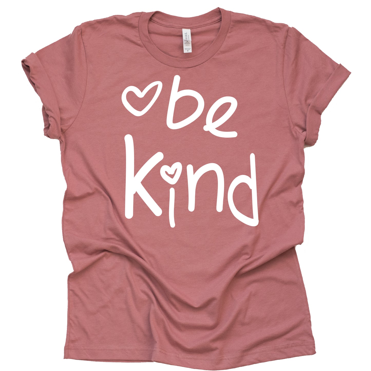 Be Kind Yellow Graphic T-Shirt for Adults