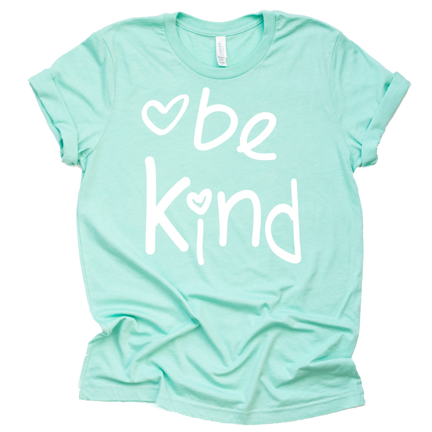 Be Kind Yellow Graphic T-Shirt for Adults