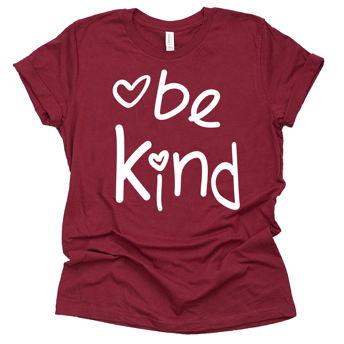 Be Kind Yellow Graphic T-Shirt for Adults