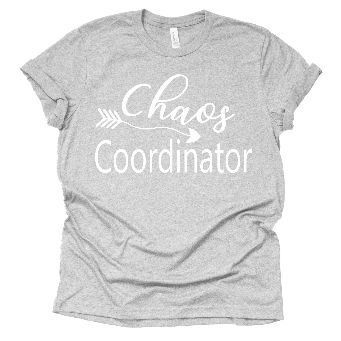Chaos Coordinator T-Shirt for Fun Moms | Funny Letter Print