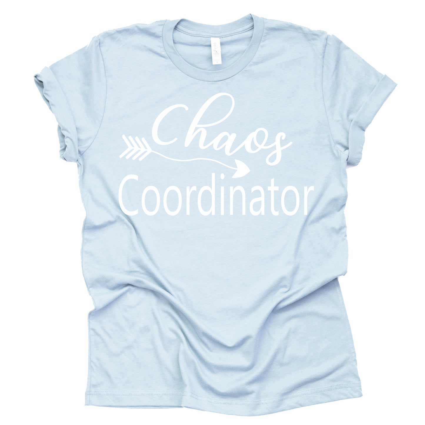 Chaos Coordinator T-Shirt for Fun Moms | Funny Letter Print