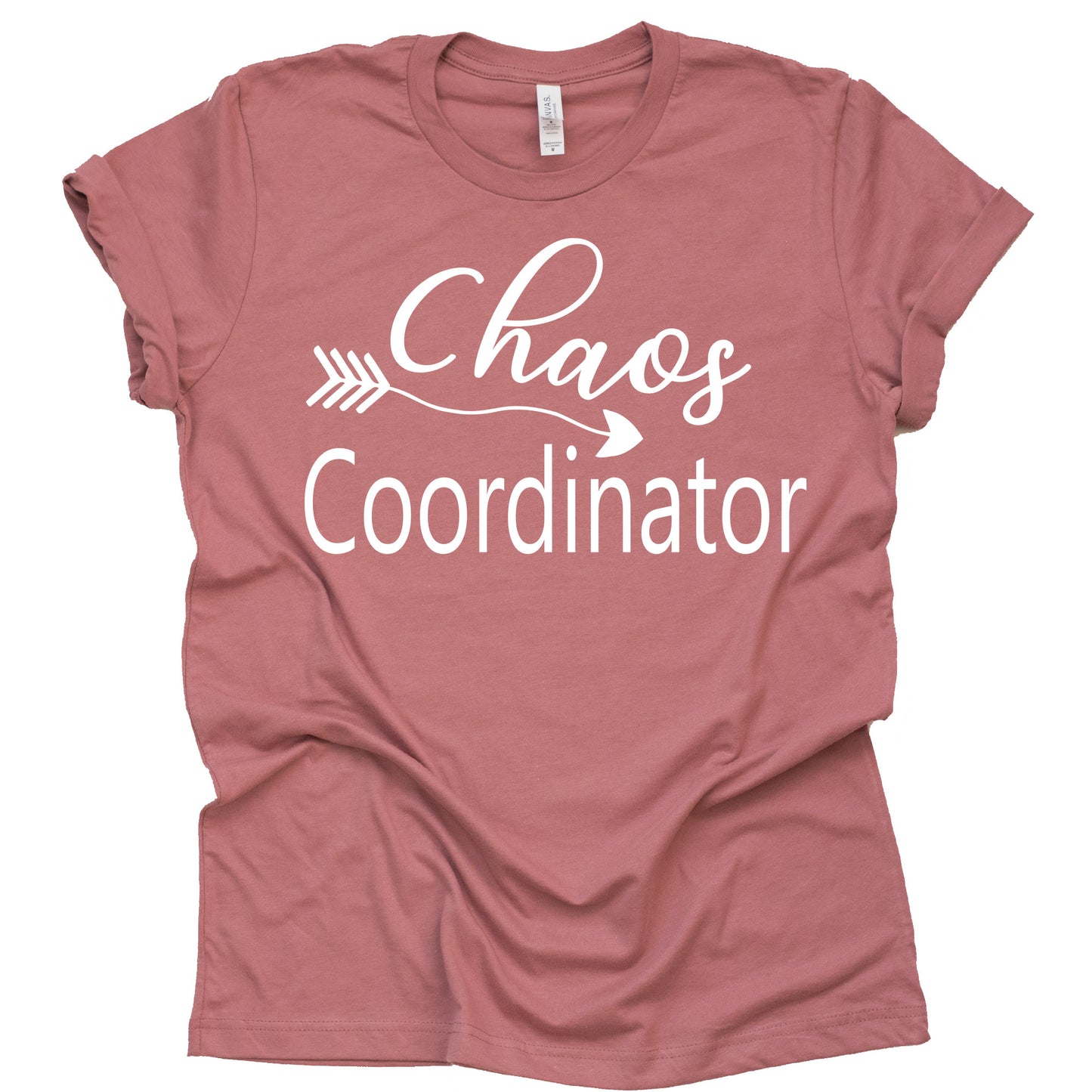 Chaos Coordinator T-Shirt for Fun Moms | Funny Letter Print