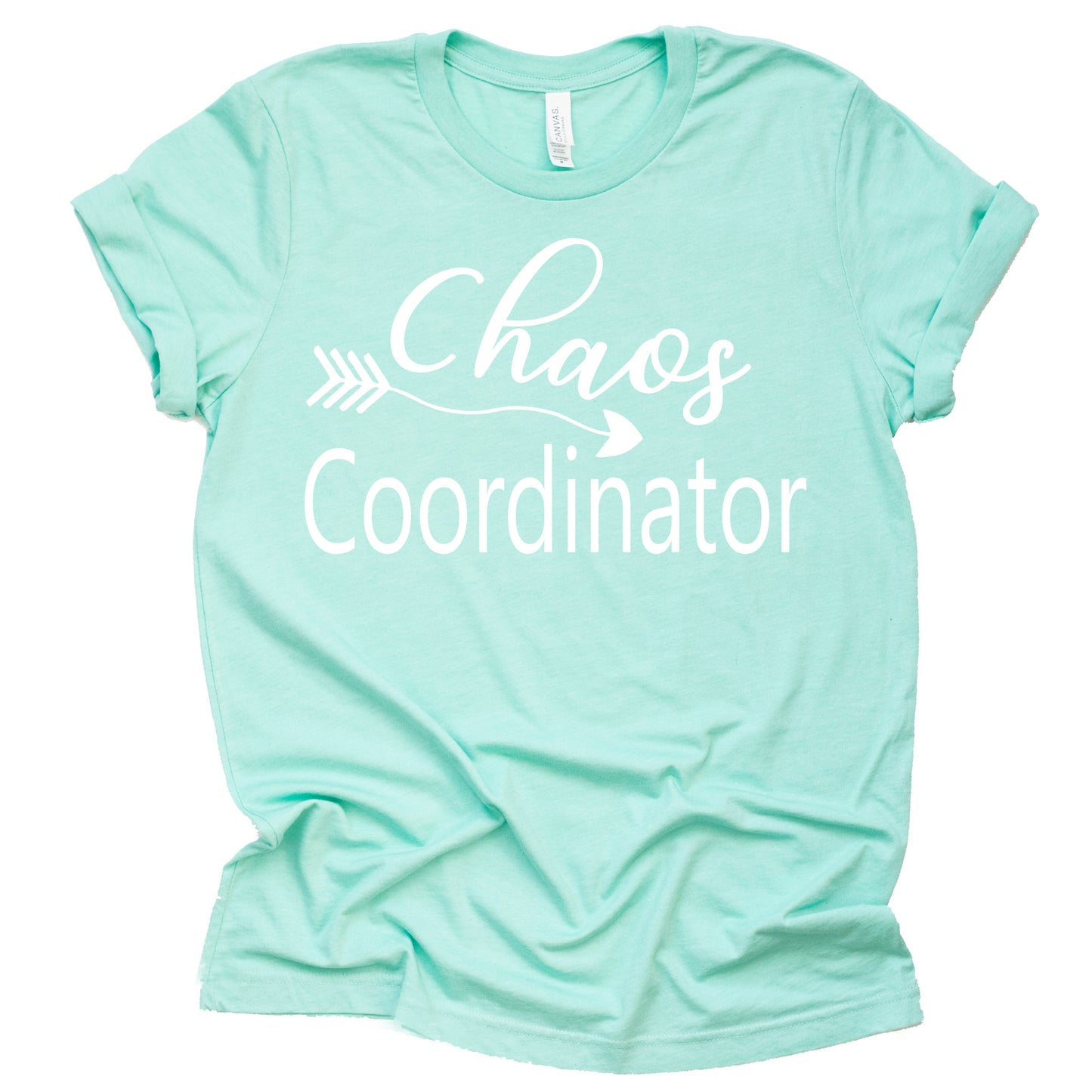 Chaos Coordinator T-Shirt for Fun Moms | Funny Letter Print