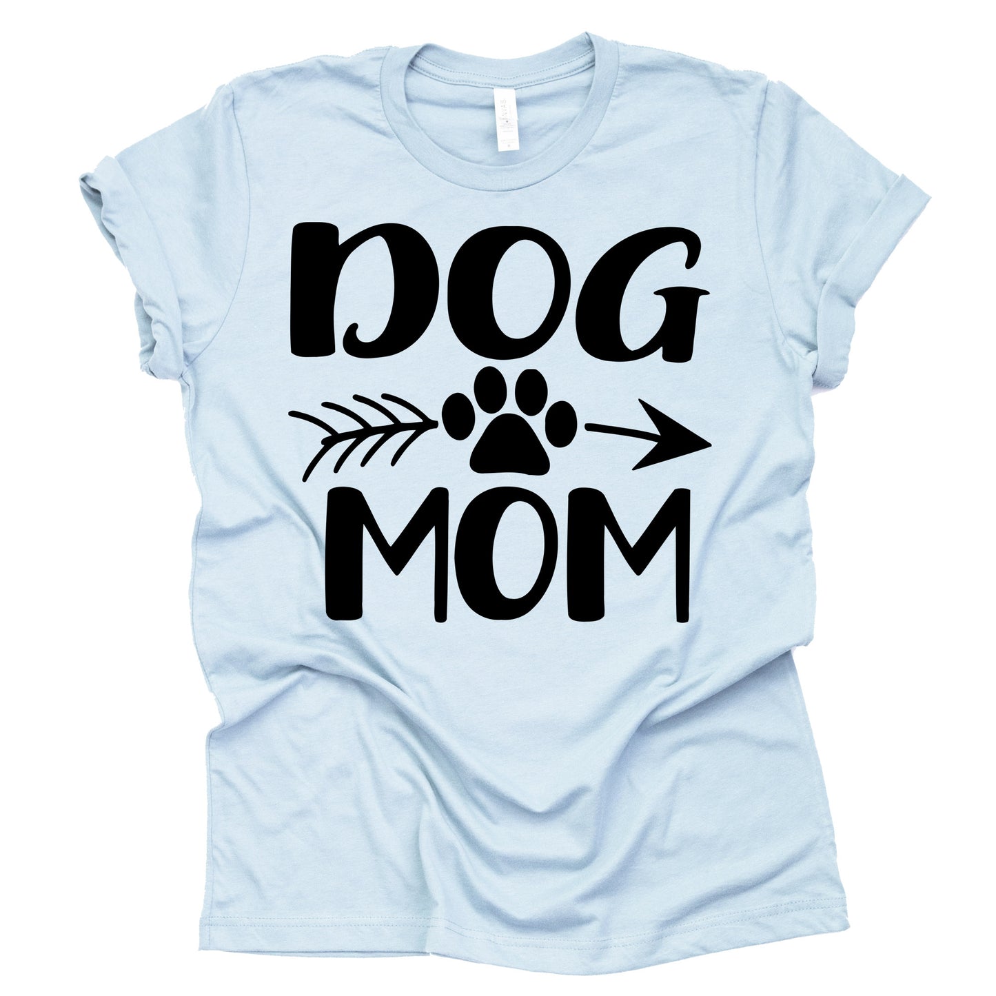 Dog Mom Graphic Tee - Cute & Funny for Dog Lovers