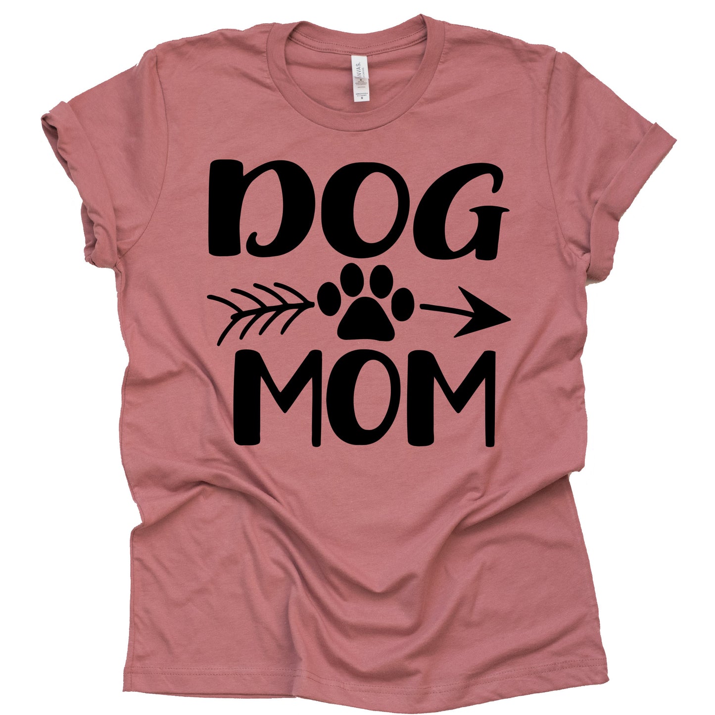 Dog Mom Graphic Tee - Cute & Funny for Dog Lovers