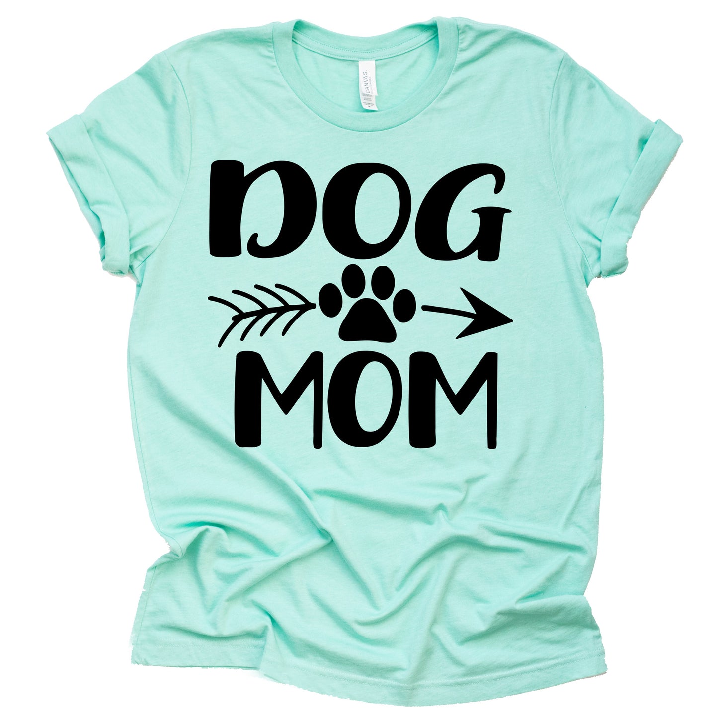 Dog Mom Graphic Tee - Cute & Funny for Dog Lovers