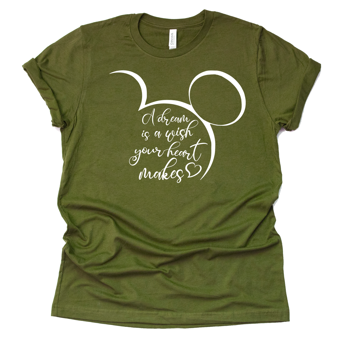 A Dream is a Wish Your Heart Makes Shirt for Women