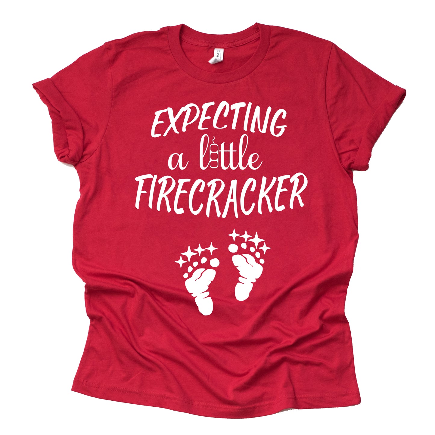 Expecting a Little Firecracker Shirt - Baby Announcement Tee
