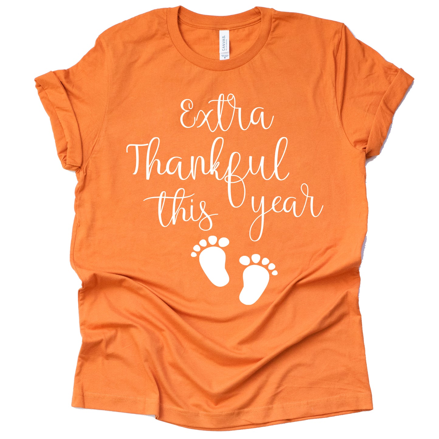 Thanksgiving Pregnancy Announcement Shirt - Extra Thankful