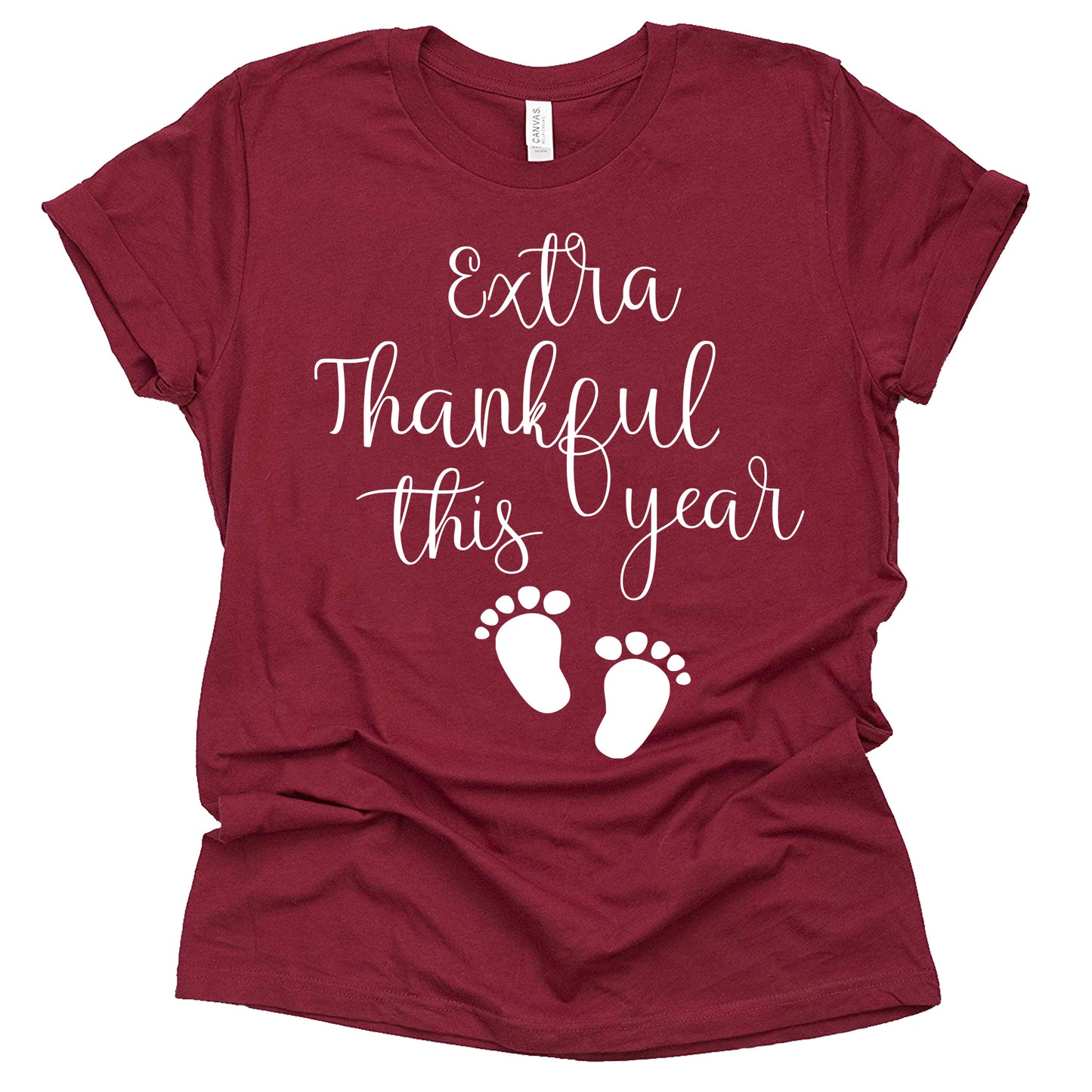 Thanksgiving Pregnancy Announcement Shirt - Extra Thankful