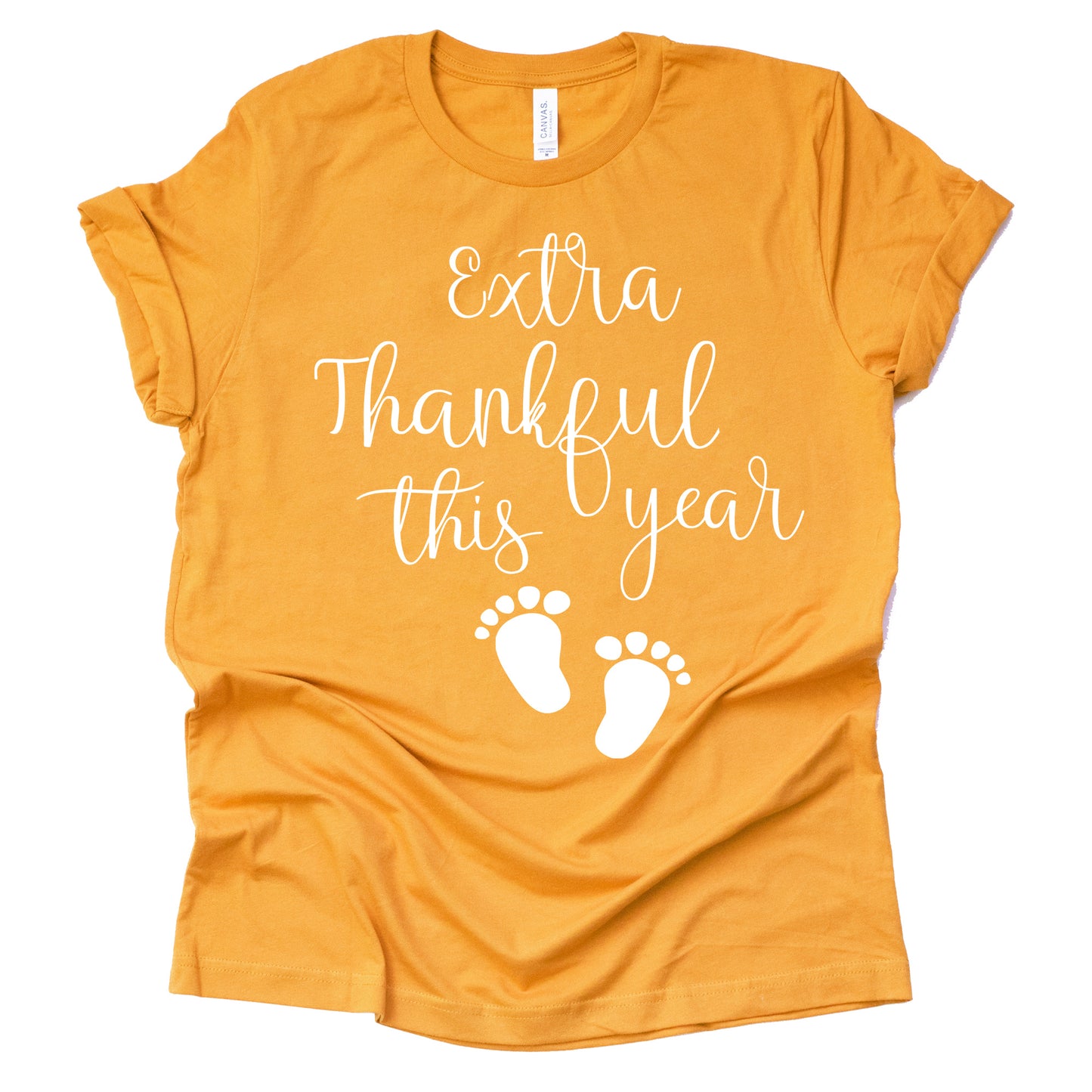 Thanksgiving Pregnancy Announcement Shirt - Extra Thankful
