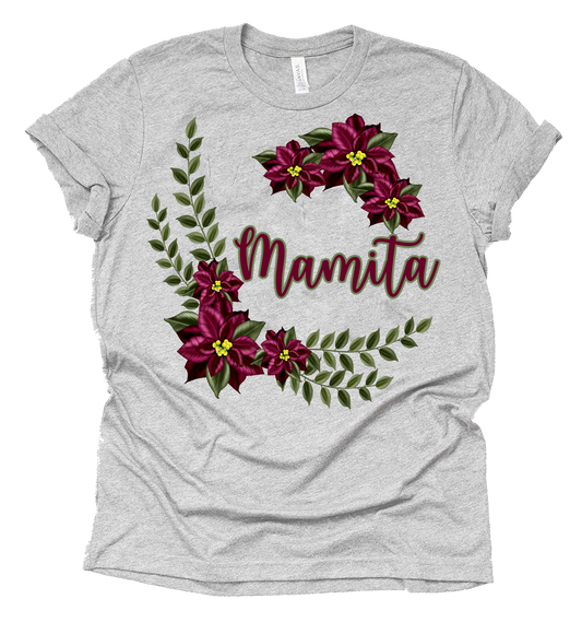 Christmas Mamita Shirt - Festive Short Sleeve Tee