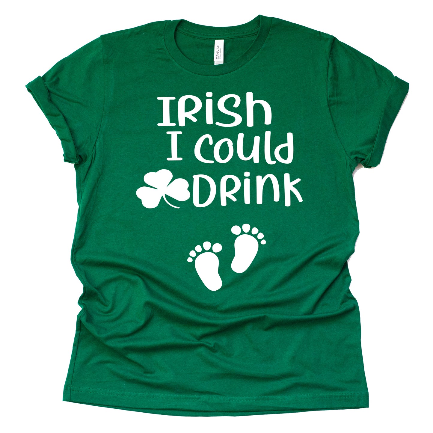 Irish I Was Drinking Maternity Shirt – Fun St. Patrick's Day Tee