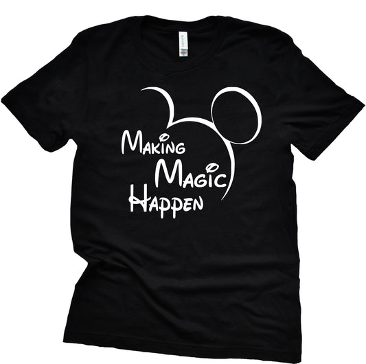 Making Magic Happen Shirt – Disney Mickey Printed Tee