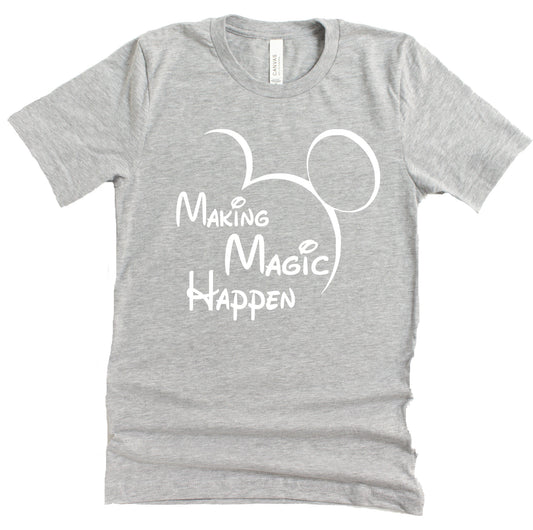 Making Magic Happen Shirt – Disney Mickey Printed Tee