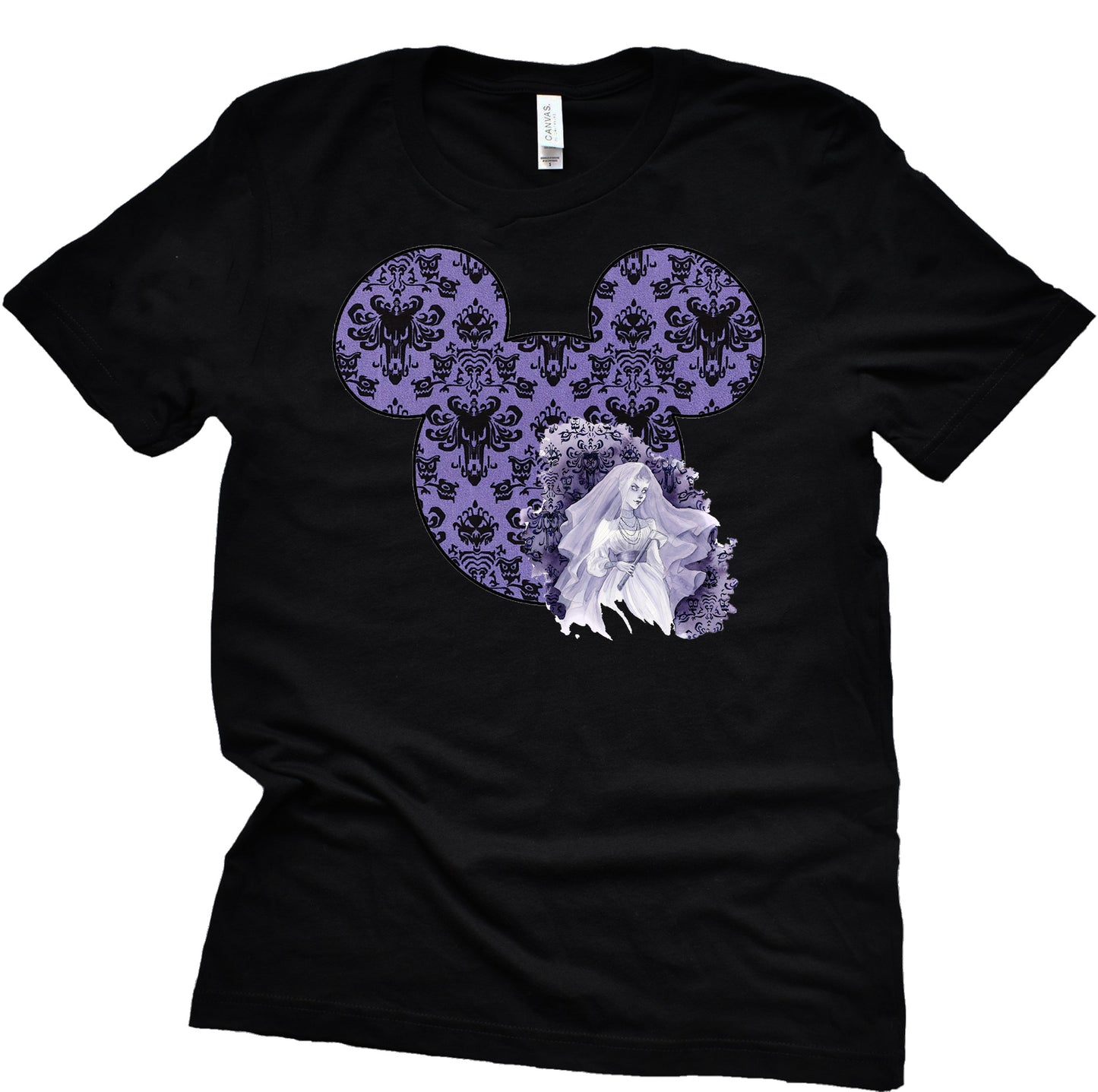 Haunted Mansion Shirt - Ghostly Design Adult T-Shirt