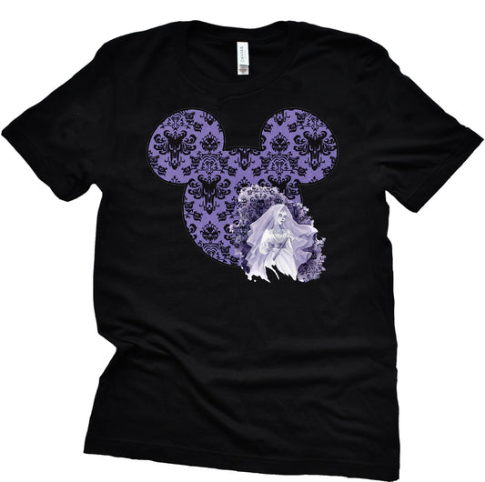 Haunted Mansion Shirt - Ghostly Design Adult T-Shirt