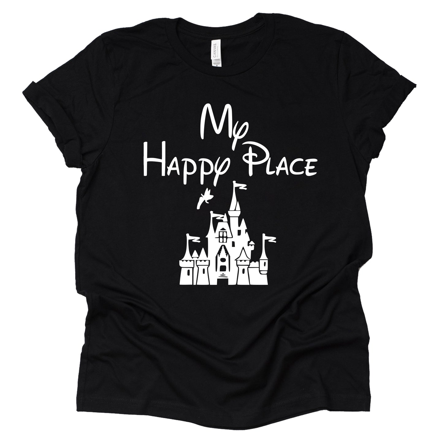 My Happy Place Shirt - Disney Castle Tee for Everyone