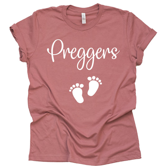 Preggers Shirt - Cute Pregnancy Announcement Tee