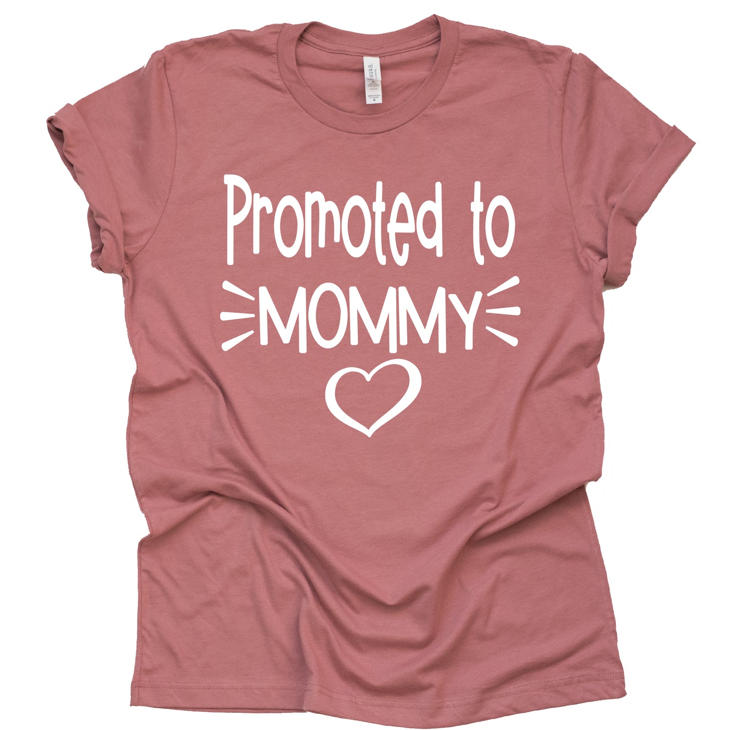Promoted to Mommy Shirt - Cute Pregnancy Announcement Tee