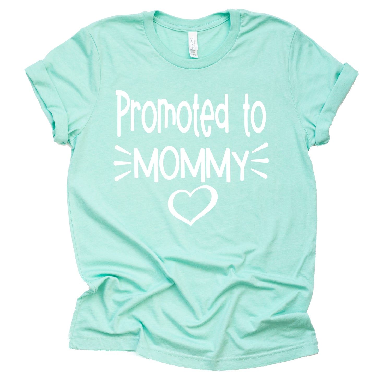 Promoted to Mommy Shirt - Cute Pregnancy Announcement Tee