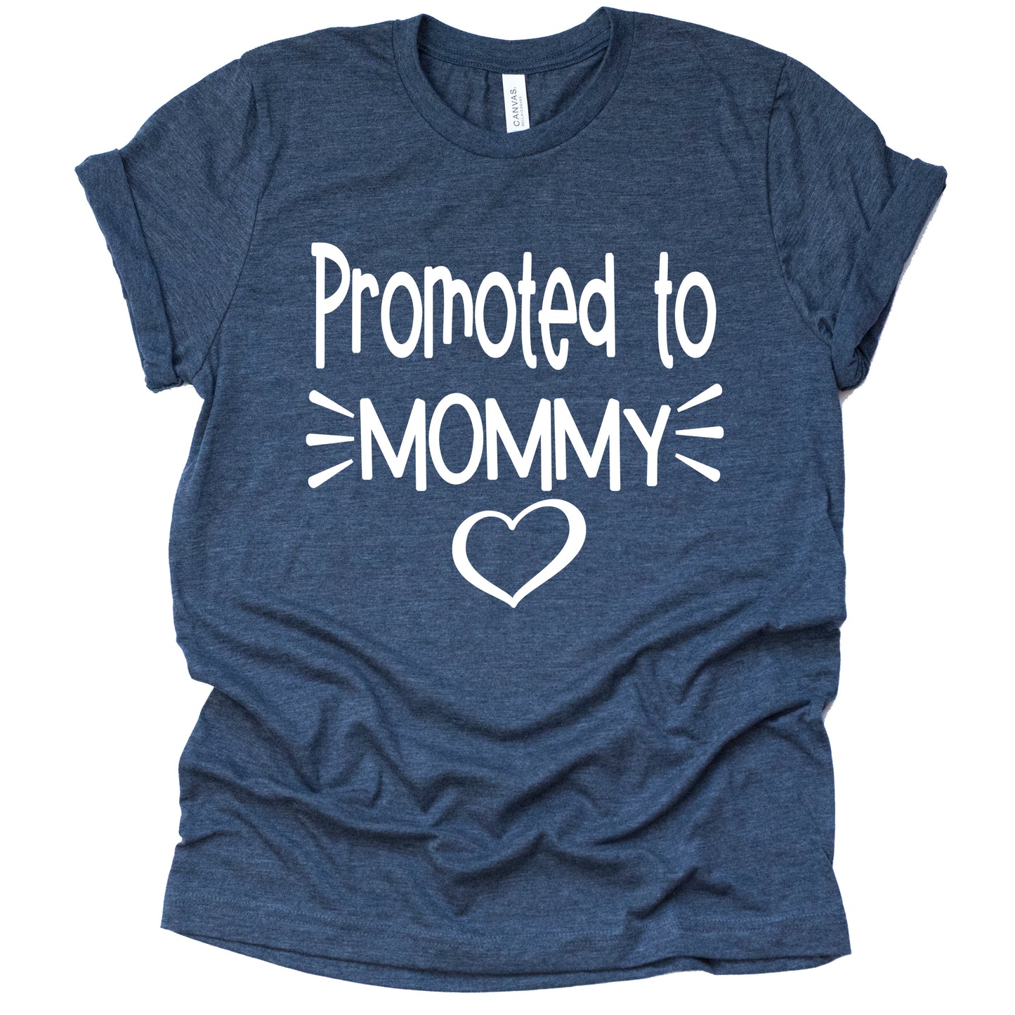 Promoted to Mommy Shirt - Cute Pregnancy Announcement Tee
