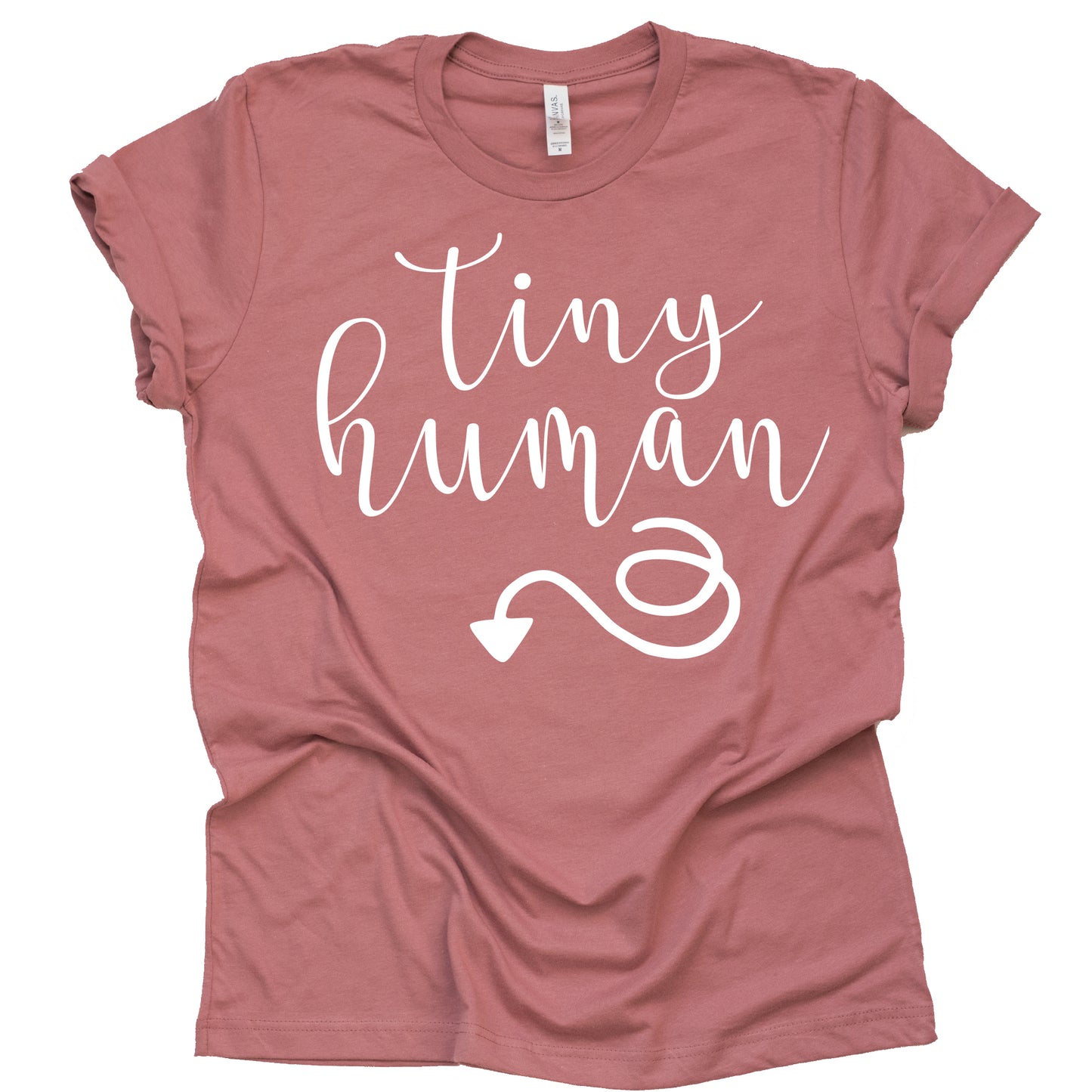 Tiny Human Maternity Shirt - Cute Pregnancy Announcement Tee